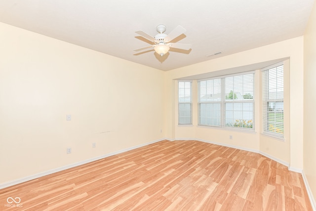 15946 Marsala Dr, Fishers, IN 46037 - empty room with light wood-type flooring and ceiling fan