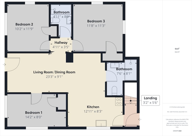 4025 Main St, Anderson, IN 46013 - view of room layout