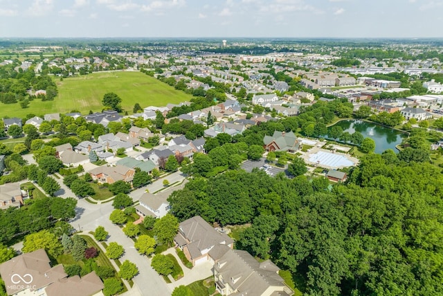 12505 Branford St, Carmel, IN 46032 - aerial view of property and surrounding area featuring a nearby body of water and nearby suburban area