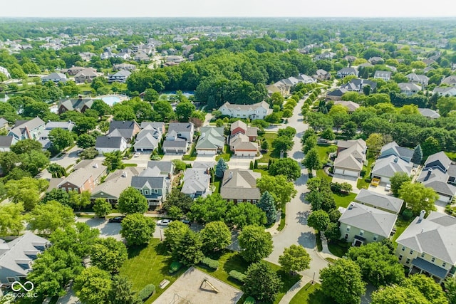 12505 Branford St, Carmel, IN 46032 - aerial perspective of suburban area