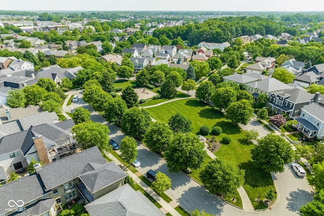 12505 Branford St, Carmel, IN 46032 - aerial perspective of suburban area