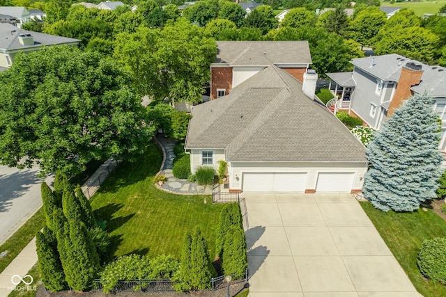12505 Branford St, Carmel, IN 46032 - aerial view of property and surrounding area