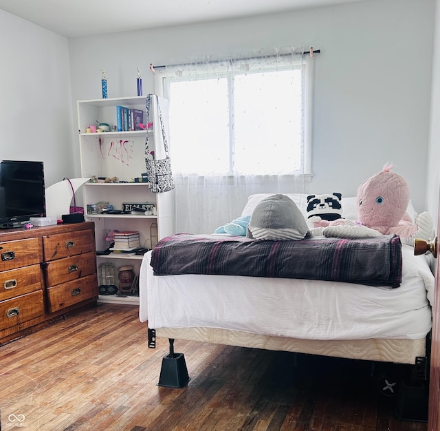 1207 E Main St, Centerville, IN 47330 - bedroom with hardwood / wood-style floors