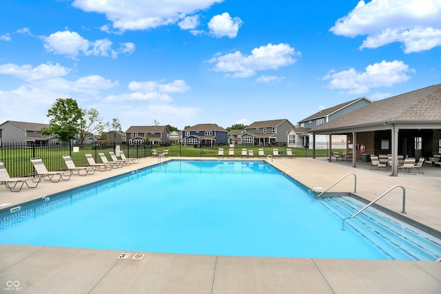 4250 Blackford Rd, Bargersville, IN 46106 - community pool with a patio and a residential view