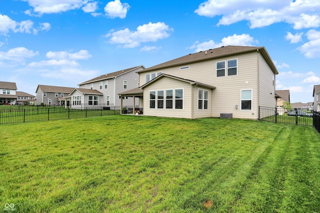 4250 Blackford Rd, Bargersville, IN 46106 - rear view of house featuring a fenced backyard and a residential view