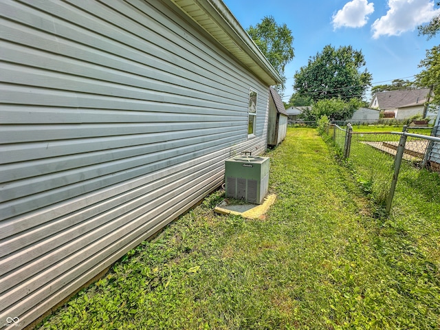 3251 Mars Hill St, Indianapolis, IN 46221 - view of home's exterior featuring a central AC unit