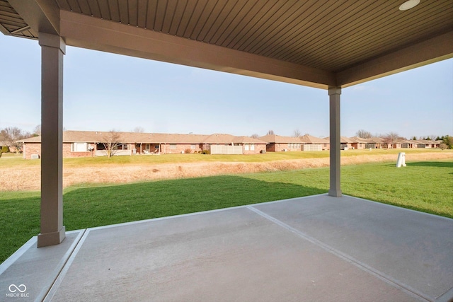 202 Asbury Dr, Anderson, IN 46013 - view of patio featuring a residential view