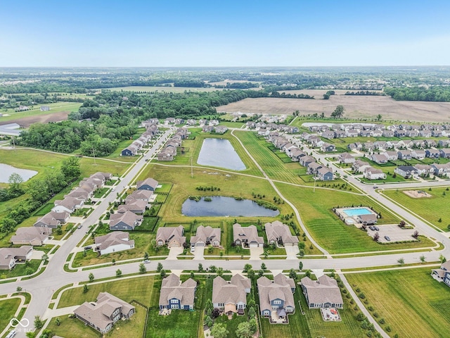 19281 Scofield Ridge Blvd, Westfield, IN 46074 - aerial view of property and surrounding area with a large body of water and nearby suburban area