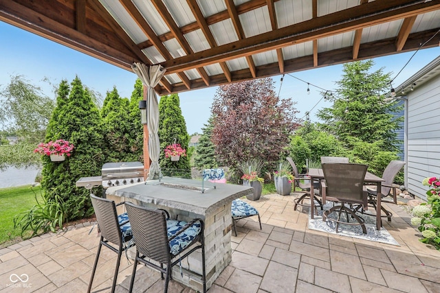 19281 Scofield Ridge Blvd, Westfield, IN 46074 - view of patio / terrace with outdoor dining area