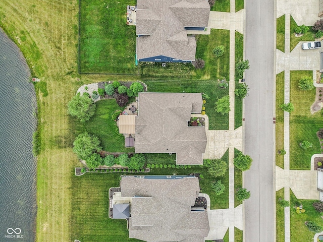 19281 Scofield Ridge Blvd, Westfield, IN 46074 - drone / aerial view of a nearby body of water