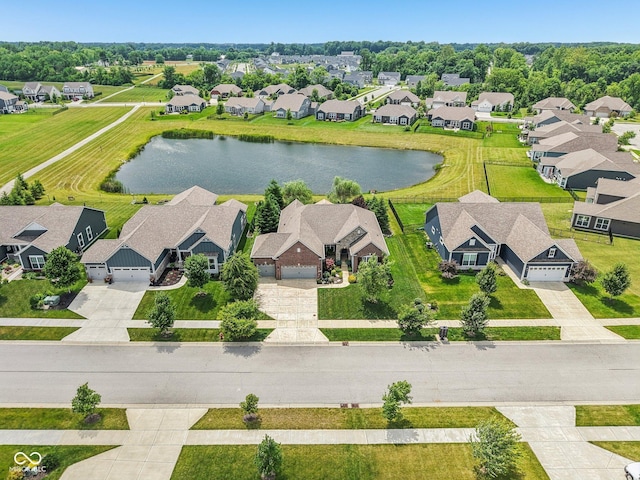 19281 Scofield Ridge Blvd, Westfield, IN 46074 - aerial perspective of suburban area featuring a nearby body of water