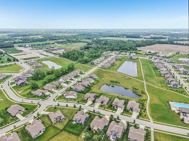 19281 Scofield Ridge Blvd, Westfield, IN 46074 - aerial view of property and surrounding area featuring a nearby body of water and nearby suburban area