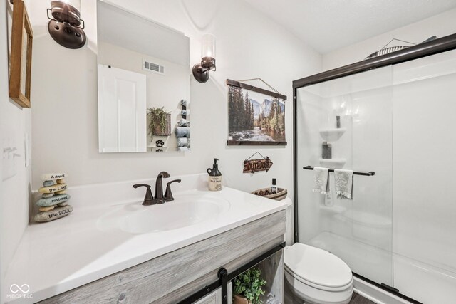 19281 Scofield Ridge Blvd, Westfield, IN 46074 - full bath featuring a stall shower and vanity