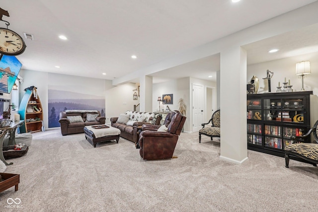 19281 Scofield Ridge Blvd, Westfield, IN 46074 - living room with carpet floors and recessed lighting