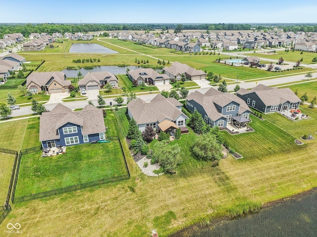 19281 Scofield Ridge Blvd, Westfield, IN 46074 - aerial perspective of suburban area with a nearby body of water