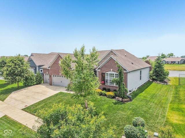 19281 Scofield Ridge Blvd, Westfield, IN 46074 - view of front of home with brick siding and concrete driveway