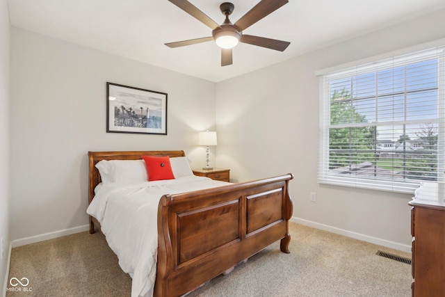 427 Quincy Pl, Westfield, IN 46074 - carpeted bedroom with baseboards and ceiling fan