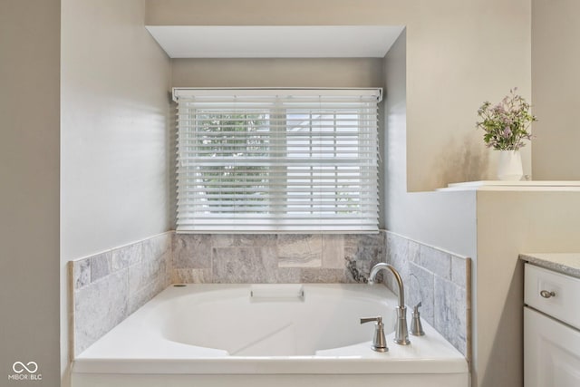 427 Quincy Pl, Westfield, IN 46074 - full bathroom with a garden tub and vanity