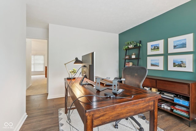 427 Quincy Pl, Westfield, IN 46074 - office area with wood finished floors