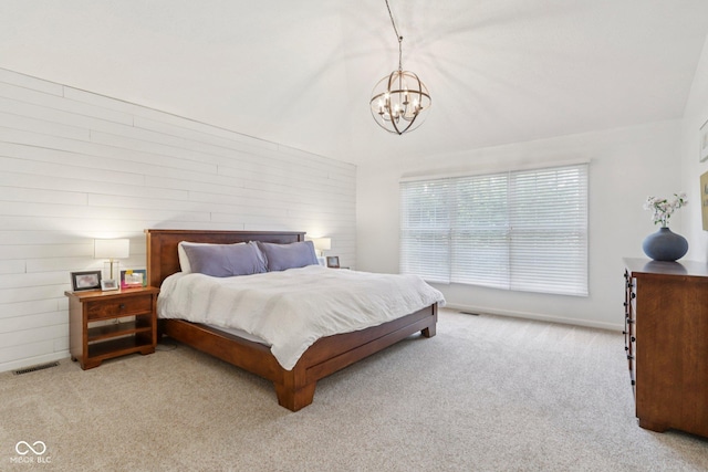 427 Quincy Pl, Westfield, IN 46074 - carpeted bedroom featuring a chandelier and baseboards