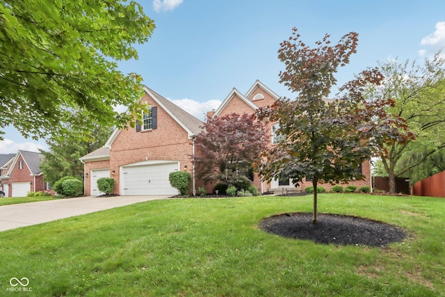 427 Quincy Pl, Westfield, IN 46074 - view of front of home with brick siding, driveway, and an attached garage