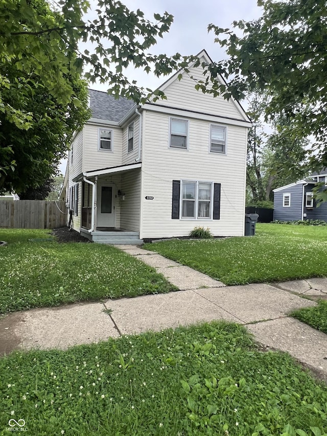 2244 Lafayette St, Anderson, IN 46012 - view of front of home featuring covered porch