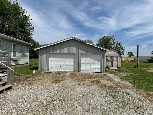 4673 S 400 W, New Palestine, IN 46163 - view of detached garage