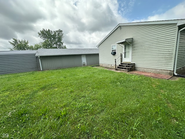 4673 S 400 W, New Palestine, IN 46163 - view of grassy yard featuring entry steps