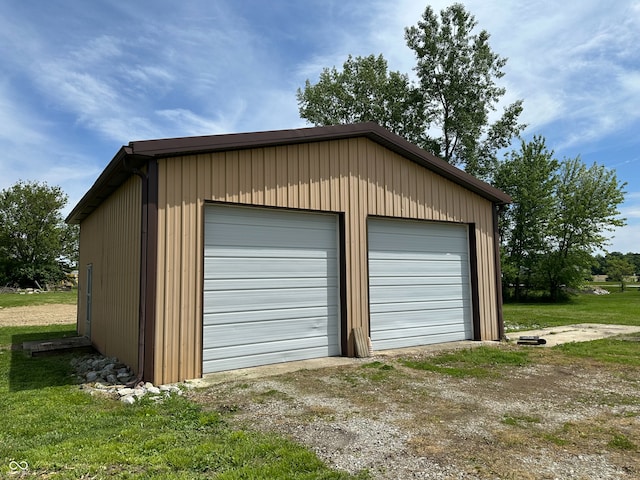 4673 S 400 W, New Palestine, IN 46163 - view of detached garage