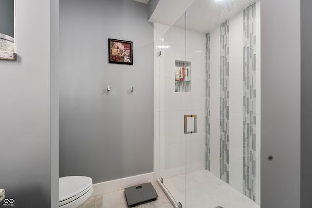 4443 Mallard Pt, Columbus, IN 47201 - bathroom featuring toilet and a stall shower