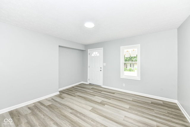 2413 Fowler St, Anderson, IN 46012 - foyer with light wood-style flooring