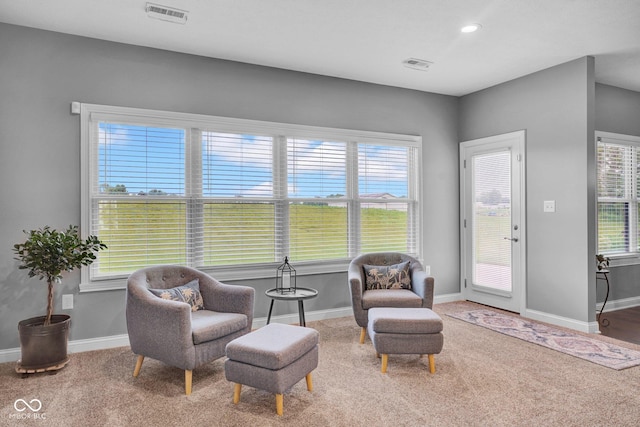 3072 W Glacier Dr, Monrovia, IN 46157 - living area featuring carpet and recessed lighting