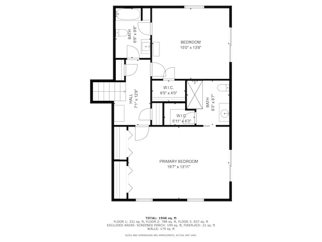7629 Candlewood Ln, Indianapolis, IN 46250 - view of room layout
