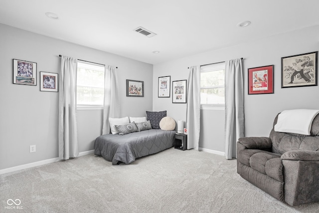 7629 Candlewood Ln, Indianapolis, IN 46250 - carpeted bedroom featuring baseboards and recessed lighting