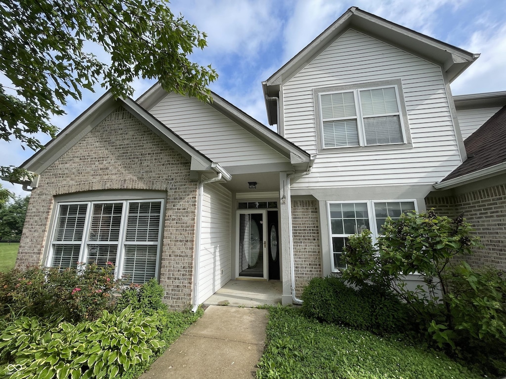 3610 Homestead Pl, Plainfield, IN 46168 - view of front of home with brick siding