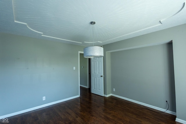 3610 Homestead Pl, Plainfield, IN 46168 - unfurnished room featuring dark wood-type flooring and baseboards