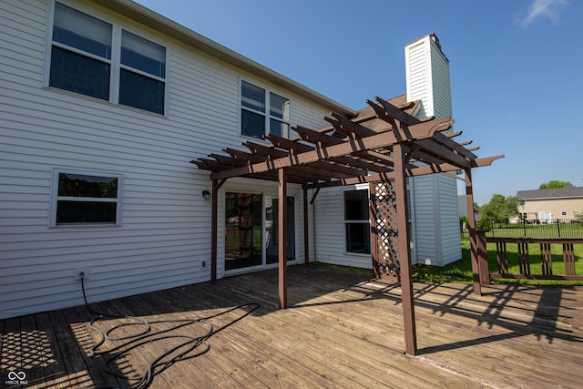 3610 Homestead Pl, Plainfield, IN 46168 - deck featuring a pergola