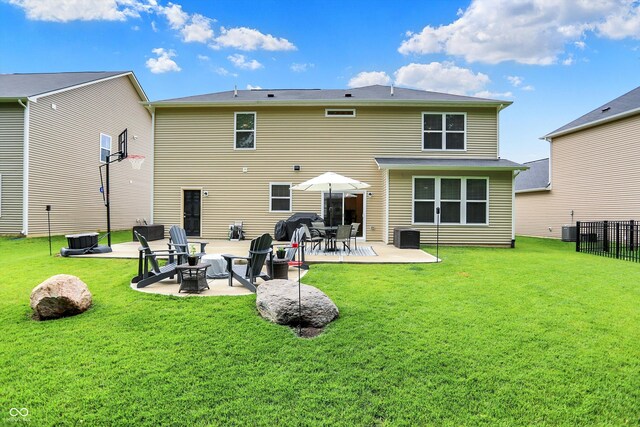 5306 Lavender Dr, Plainfield, IN 46168 - rear view of property featuring a patio area