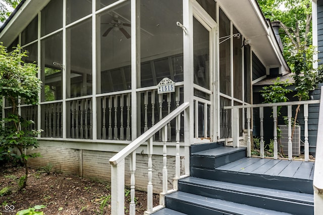 1515 Randall Rd, Indianapolis, IN 46240 - view of side of property featuring a sunroom