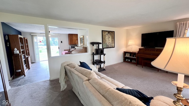 202 Collier St, Columbus, IN 47201 - living area featuring light colored carpet