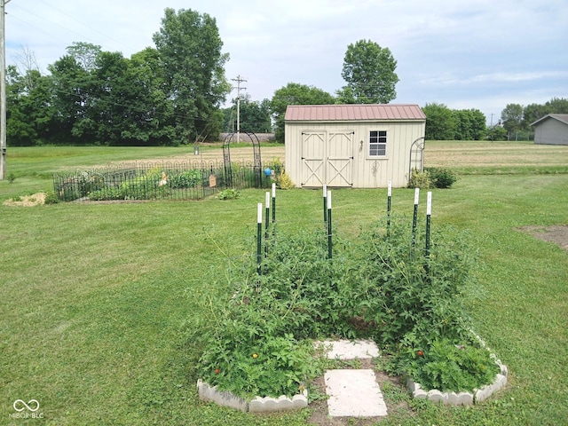 202 Collier St, Columbus, IN 47201 - view of yard with a storage unit