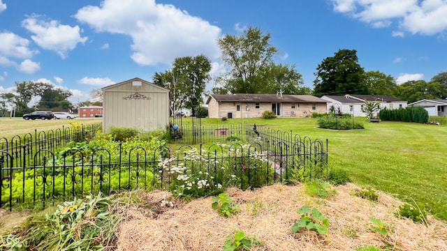 202 Collier St, Columbus, IN 47201 - view of yard featuring a shed