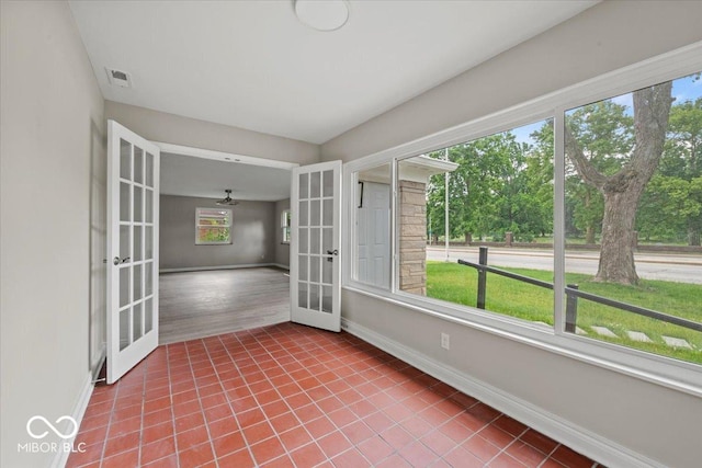 508 W 38th St, Indianapolis, IN 46208 - unfurnished sunroom featuring french doors
