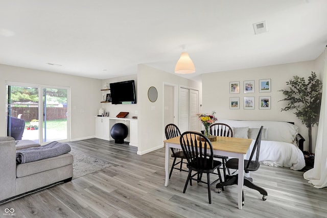 4132 Tincher Rd, Indianapolis, IN 46221 - dining space featuring wood finished floors and baseboards