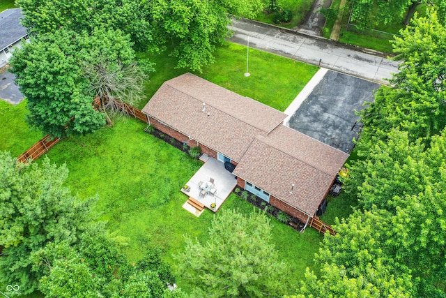 4132 Tincher Rd, Indianapolis, IN 46221 - aerial view of property and surrounding area