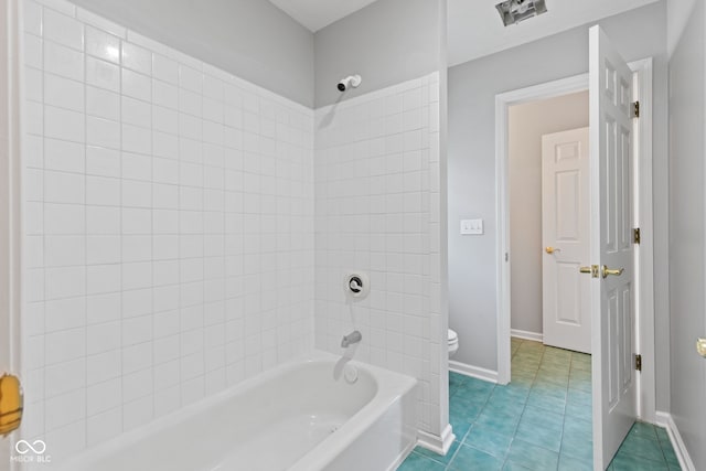11266 Old Stone Dr, Indianapolis, IN 46236 - full bath with shower / bath combination and tile patterned floors