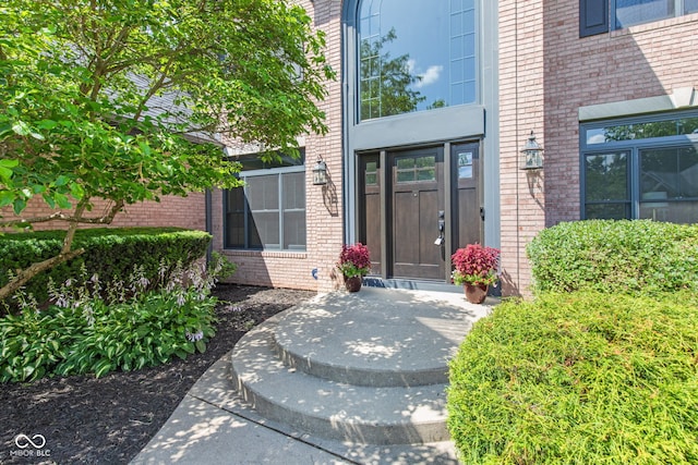 11266 Old Stone Dr, Indianapolis, IN 46236 - view of exterior entry featuring brick siding