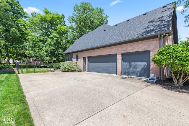 11266 Old Stone Dr, Indianapolis, IN 46236 - view of side of property with brick siding and a shingled roof