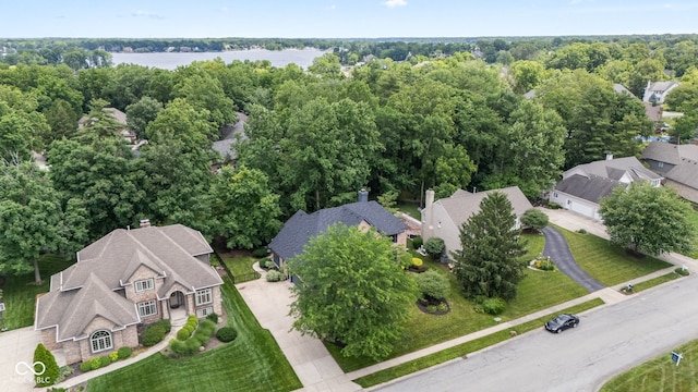 11266 Old Stone Dr, Indianapolis, IN 46236 - bird's eye view of a nearby body of water