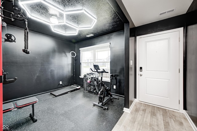 6332 Card Blvd, Indianapolis, IN 46221 - workout area featuring baseboards